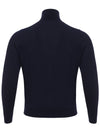 Colombo Dolcevita Blu Navy Cashmere e Seta da uomo