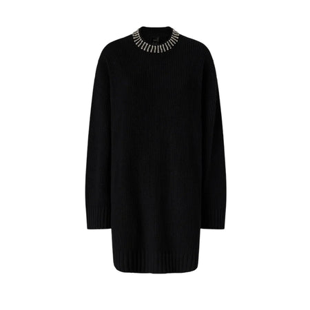 Pinko vestiti casual donna pinko - ask abito blend ws strass - nero da donna