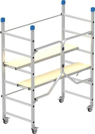 Trabattello Dinamico - alluminio - 168x75 cm - altezza 180 cm - Marchetti Fai da te/Prodotti per la costruzione/Impalcature Eurocartuccia - Pavullo, Commerciovirtuoso.it