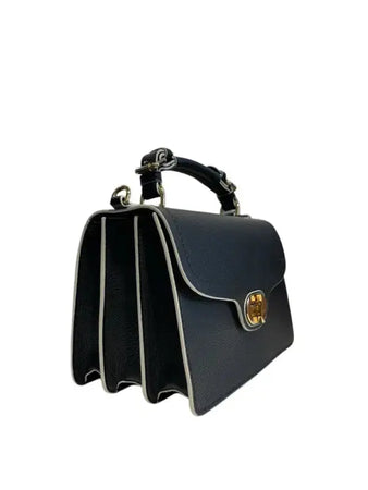 Tracolla Buffy Donna Nannini 172188-CUOIO Cuoio - Nero / Taglia Unica - borse a tracolla