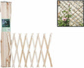 Traliccio Legno Rete Estensibile Piante Rampicanti Staccionata 100x200 Cm 206429 Articoli da Giardino > Arredo giardino > Prodotti Da Esterno Trade Shop italia - Napoli, Commerciovirtuoso.it