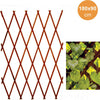 TRALICCIO RETE ESTENSIBILE IN LEGNO SCURO PER PARETE DA GIARDINO PIANTE 180X90cm  Trade Shop italia - Napoli, Commerciovirtuoso.it