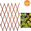 Traliccio Rete Estensibile Legno Scuro Per Parete Da Giardino Piante 180x120cm Arredo giardino Trade Shop italia - Napoli, Commerciovirtuoso.it