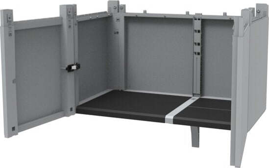 Transforming Extension Kit per armadi Modular - 78x43 6x41 4 cm - PPL - grigio - Terry Fai da te/Organizzazione casa e magazzini/Armadietti metallici Eurocartuccia - Pavullo, Commerciovirtuoso.it