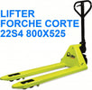 TRANSPALLET MANUALE SOLLEVATORE LIFTER FORCHE CORTE 22S4 800X525 portata kg 2200 Fai da te/Prodotti per la costruzione/Prodotti per il trasporto materiali/Attrezzature per il trasporto di materiali/Transpallet Trade Shop italia - Napoli, Commerciovirtuoso.it