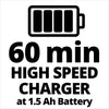 Trapano a batteria con illuminazione LED regolazione del numero di giri impugnatura comoda