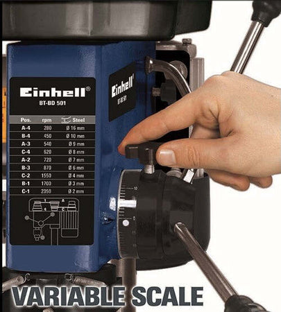 TRAPANO A COLONNA EINHELL BT-BD 501 MOTORE 500W ALTO 650MM Fai da te/Utensili elettrici e a mano/Utensili elettrici/Trapani a colonna/Trapani a colonna da banco Trade Shop italia - Napoli, Commerciovirtuoso.it