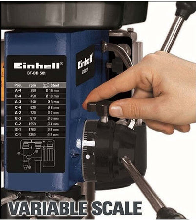 Trapano A Colonna Einhell Bt-bd 501 Motore 500w Alto 650mm Fai da te/Utensili elettrici e a mano/Utensili elettrici/Trapani a colonna/Trapani a colonna da banco Trade Shop italia - Napoli, Commerciovirtuoso.it
