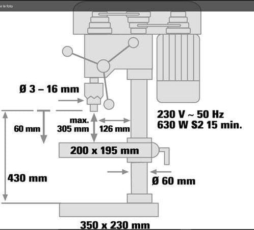 Trapano A Colonna Einhell Bt-bd 701 630w Alto 850mm Con 12 Velocit? Differenti Fai da te/Utensili elettrici e a mano/Utensili elettrici/Trapani a colonna/Trapani a colonna da banco Trade Shop italia - Napoli, Commerciovirtuoso.it
