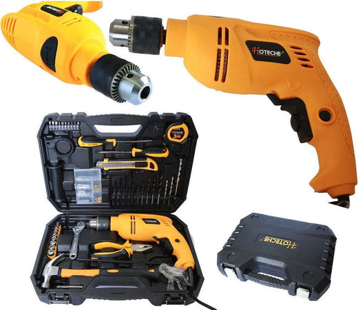 Trapano A Percussione 600w Con Valigia 101 Accessori Mandrino 13mm 0-2700min Rpm Fai da te/Utensili elettrici e a mano/Utensili elettrici/Trapani/Trapani a percussione Trade Shop italia - Napoli, Commerciovirtuoso.it