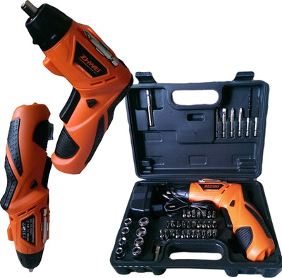 TRAPANO AVVITATORE 4.8 VOLT 45pz CON INNESTI ACCESSORI CONVERTIBILE IN VERTICALE Fai da te/Utensili elettrici e a mano/Utensili elettrici/Trapani/Trapani avvitatori Trade Shop italia - Napoli, Commerciovirtuoso.it