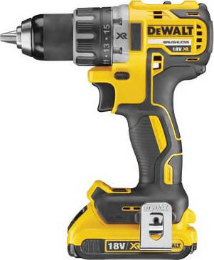 Trapano Avvitatore a Batteria DEWALT 18V XR DCD791P3 70Nm brushless 2000rpm