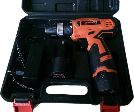 TRAPANO AVVITATORE A BATTERIA RICARICABILE 2 BATTERIE 12 VOLT MANDRINO 10mm Fai da te/Utensili elettrici e a mano/Utensili elettrici/Trapani/Trapani avvitatori Trade Shop italia - Napoli, Commerciovirtuoso.it