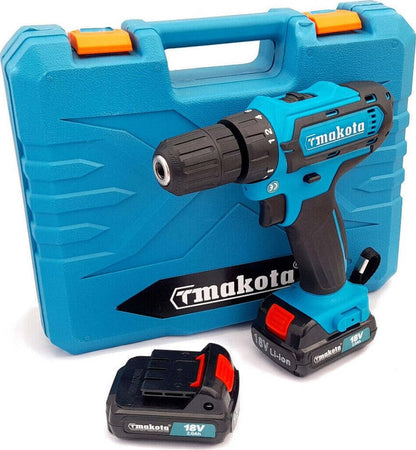 Trapano Avvitatore A Doppia Batteria Litio 18v 2ah Valigia 24 Accessori Tm331d Fai da te/Utensili elettrici e a mano/Utensili elettrici/Trapani/Trapani avvitatori Trade Shop italia - Napoli, Commerciovirtuoso.it