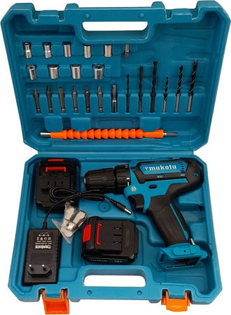 Trapano Avvitatore A Doppia Batteria Litio 18v 2ah Valigia 24 Accessori Tm331d Fai da te/Utensili elettrici e a mano/Utensili elettrici/Trapani/Trapani avvitatori Trade Shop italia - Napoli, Commerciovirtuoso.it