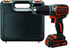 Trapano Avvitatore A Percussione 18v Litio C/n Valigetta Bdchd18k-qw Black & Decker Nero Arancio Black+Decker