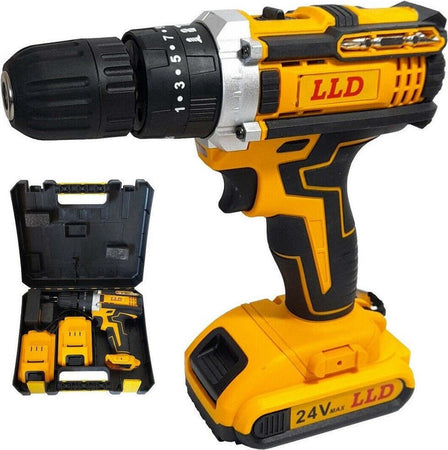 Trapano Avvitatore A Percussione 24v Doppia Batteria A Litio + Valigetta Dw24i Casa, arredamento e bricolage > Bricolage e fai da te > Trapani e Avvitatori > Elettroutensili Trade Shop italia - Napoli, Commerciovirtuoso.it