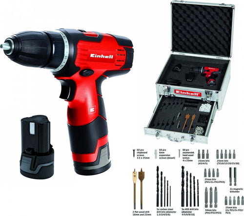 Trapano avvitatore batteria 12V Litio valigetta 214 pz TH CD 12-2 Li Fai da te/Utensili elettrici e a mano/Utensili elettrici/Trapani/Trapani avvitatori Trade Shop italia - Napoli, Commerciovirtuoso.it