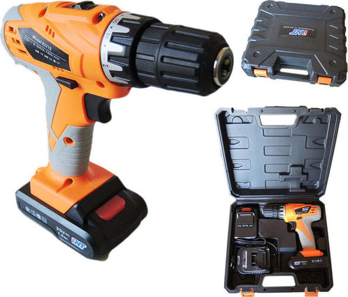 Trapano Avvitatore Con Doppia Batteria Al Litio 25v 1.3ah Con Valigia 6221s Casa, arredamento e bricolage > Bricolage e fai da te > Trapani e Avvitatori > Elettroutensili Trade Shop italia - Napoli, Commerciovirtuoso.it