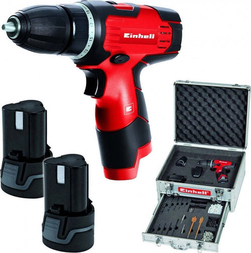 TRAPANO AVVITATORE CON DOPPIA BATTERIA LITIO ACCESSORI EINHELL TH-CD 12-2 LI KIT Fai da te/Utensili elettrici e a mano/Utensili elettrici/Trapani/Trapani avvitatori Trade Shop italia - Napoli, Commerciovirtuoso.it