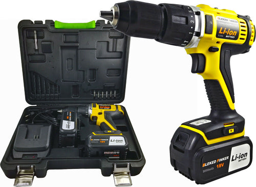 Trapano Avvitatore Con Percussione Cordless 18v 3ah Li-ion Bleked-finker Egcd18v Fai da te/Utensili elettrici e a mano/Utensili elettrici/Trapani/Trapani avvitatori Trade Shop italia - Napoli, Commerciovirtuoso.it