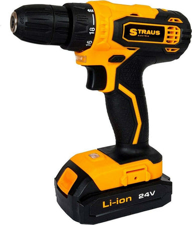 Trapano Avvitatore Doppia Batteria A Litio 24v + 150 Accessori + Borsa Cd24-152 Fai da te/Utensili elettrici e a mano/Utensili elettrici/Trapani/Trapani avvitatori Trade Shop italia - Napoli, Commerciovirtuoso.it