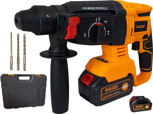 Trapano Scalpellatore A Batteria 21v 9ah Martello Demolitore Sds Plus Dl26-1 Fai da te/Utensili elettrici e a mano/Utensili elettrici/Trapani/Trapani avvitatori Trade Shop italia - Napoli, Commerciovirtuoso.it