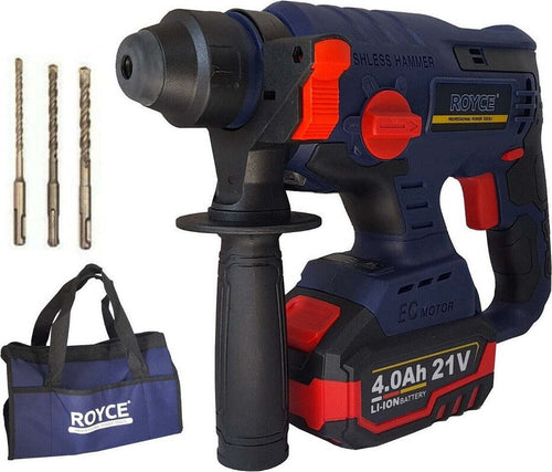 Trapano Scalpellatore A Batteria Martello Demolitore Sds Plus 4ah 21v 89862 Fai da te/Utensili elettrici e a mano/Utensili elettrici/Trapani/Trapani avvitatori Trade Shop italia - Napoli, Commerciovirtuoso.it