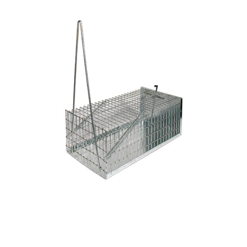 Trappola a Rete Grande per Topi con Porta a Scatto dim.29,5x15,5x12,5 cm. Viridia