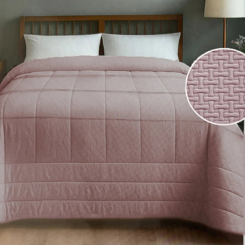Trapunta 1 Piazza e 1/2 Velluto Jacquard Modrian – Effetto Martellato 220x260 cm