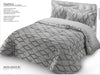 Trapunta art. Elettra matrimoniale col. grigio Casa e cucina/Tessili per la casa/Biancheria da letto/Coperte e trapunte/Trapunte Biancheria Arredo Home - Nola, Commerciovirtuoso.it
