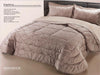 Trapunta Art. Elettra matrimoniale Col. Malva Con Fondo Tortora Casa e cucina/Tessili per la casa/Biancheria da letto/Coperte e trapunte/Trapunte Biancheria Arredo Home - Nola, Commerciovirtuoso.it
