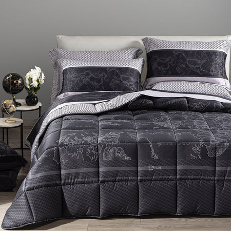 Alviero Martini Geo Night Trapunta in Raso di cotone Matrimoniale 1015728