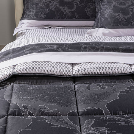 Alviero Martini Geo Night Trapunta in Raso di cotone Matrimoniale 1015728