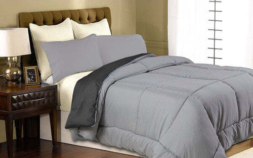 Trapunta-Double-Face-Matrimoniale-2-Piazze-Grigio-Doppia-300gr-Anallergico