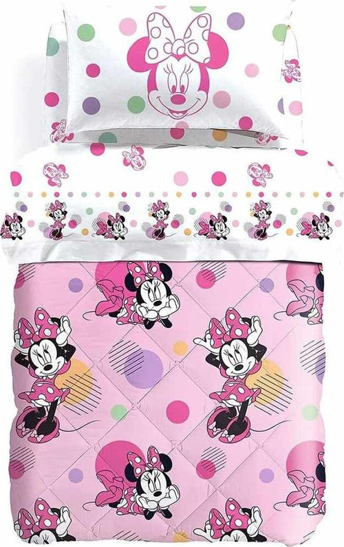 TRAPUNTA-IN-COTONE-LETTO-SINGOLO-1-PIAZZA-CALEFFI-MINNIE-ALLEGRA-DISNEY