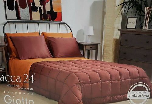 Trapunta in microfibra matrimoniale o una piazza e mezza o singola giotto interno in fibra siliconata peso invernale 350 gr double face Casa e cucina/Tessili per la casa/Biancheria da letto/Coperte e trapunte/Trapunte Puleo Casa - Palermo, Commerciovirtuoso.it