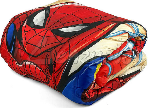 Trapunta Invernale Spiderman Per Bambini Imbottitura In Poliestere Anallergico 175x260 Lavabile A 30 Gradi Casa e cucina/Tessili per la casa/Biancheria per la cameretta/Trapunte e copriletti Puleo Casa - Palermo, Commerciovirtuoso.it