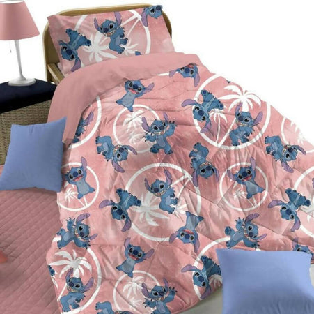 Trapunta-Invernale-Stich-Disney-Singola-Prodotto-Originale-Disney-Letto-Singolo-100%-Cotone-Morbido-Imbottitura-Anallergica