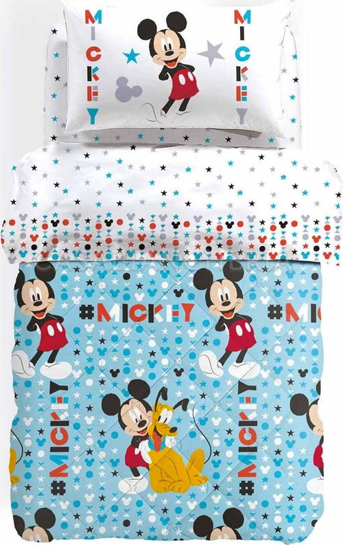 Trapunta Letto per Bambini Mickey Mouse Caleffi 1 Posto Trapunta Fantasia in Cotone 100% 165x260 Cm Casa e cucina/Tessili per la casa/Biancheria per la cameretta/Trapunte e copriletti Puleo Casa - Palermo, Commerciovirtuoso.it