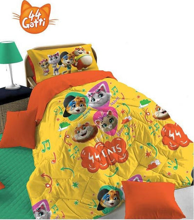 TRAPUNTA LETTO SINGOLO 1 PIAZZA 44 GATTI DISNEY Casa e cucina/Tessili per la casa/Biancheria per la cameretta/Trapunte e copriletti La Bottega del Risparmio - Bari, Commerciovirtuoso.it
