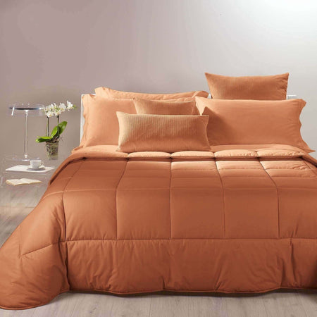 Trapunta Matrimoniale 300gr Caleffi Invernale Bicolore Piumino Ecologico Anallergico in Cotone Letto Matrimoniale 260x265 Cm Coperta Imbottita commercioVirtuoso