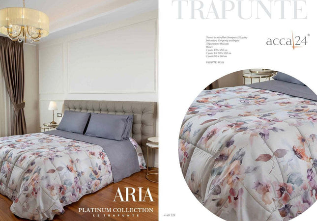 Trapunta matrimoniale art.Aria Acca24 Casa e cucina/Tessili per la casa/Biancheria da letto/Coperte e trapunte/Trapunte Biancheria Arredo Home - Nola, Commerciovirtuoso.it