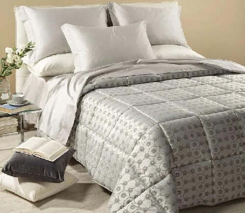 Trapunta matrimoniale invernale Caleffi art.Collins colore grigio Casa e cucina/Tessili per la casa/Biancheria da letto/Coperte e trapunte/Trapunte Biancheria Arredo Home - Nola, Commerciovirtuoso.it