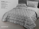 Trapunta matrimoniale Mon Amour art. Prato colore grigio tessuto sopra: tessuto jacquard  tessuto sotto:100% cotone imbottitura 350 gr. 270×270 produzione fiorentina Casa e cucina/Tessili per la casa/Biancheria da letto/Coperte e trapunte/Trapunte Biancheria Arredo Home - Nola, Commerciovirtuoso.it