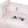 Trapunta disney per neonato per culla minnie con paracolpi art DL0332WD