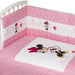 Trapunta disney per neonato per culla minnie con paracolpi art DL0332WD
