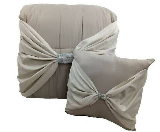 Trapunta piumone matrimoniale con 2 cuscini arredo abbinati by charro modello bow con applicazione swarovsky e elegante fiocco copriletto trapuntato morbidissimo misura 260x260 Casa e cucina/Tessili per la casa/Biancheria da letto/Coperte e trapunte/Trapunte Puleo Casa - Palermo, Commerciovirtuoso.it