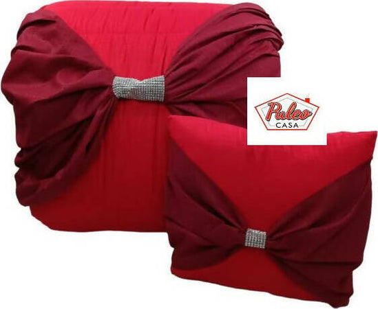 Trapunta piumone matrimoniale con 2 cuscini arredo abbinati by charro modello bow con applicazione swarovsky e elegante fiocco copriletto trapuntato morbidissimo misura 260x260 Casa e cucina/Tessili per la casa/Biancheria da letto/Coperte e trapunte/Trapunte Puleo Casa - Palermo, Commerciovirtuoso.it