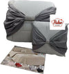 Trapunta piumone matrimoniale con 2 cuscini arredo abbinati by charro modello bow con applicazione swarovsky e elegante fiocco copriletto trapuntato morbidissimo misura 260x260 Casa e cucina/Tessili per la casa/Biancheria da letto/Coperte e trapunte/Trapunte Puleo Casa - Palermo, Commerciovirtuoso.it
